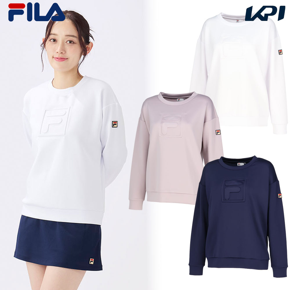 フィラ FILA テニスウェア レディース   トレーナー EL0021 2025SS