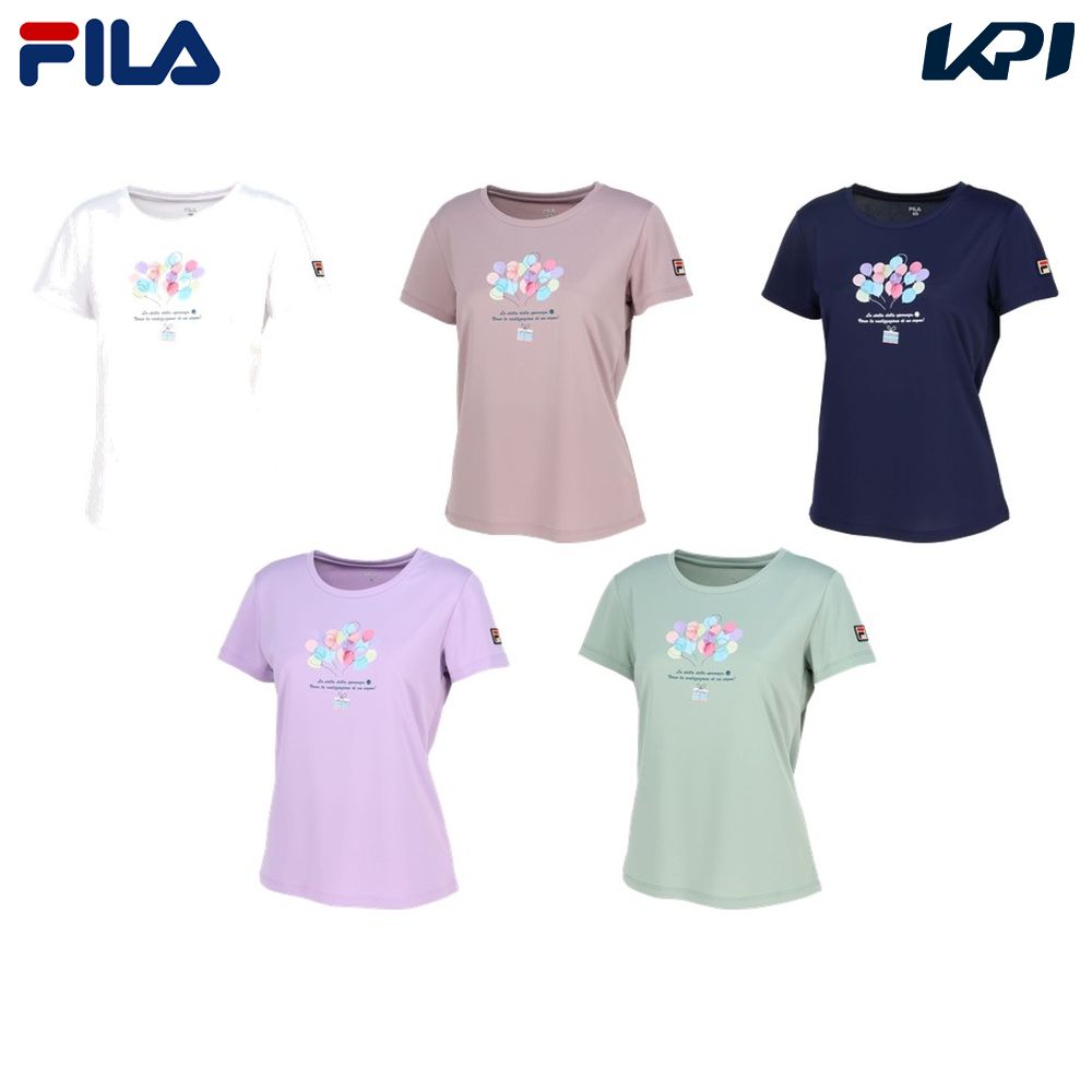 フィラ FILA テニスウェア レディース   グラフィックTシャツ EL0024 2025SS