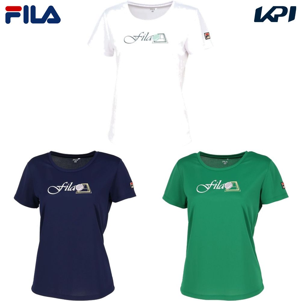 「最短当日出荷」フィラ FILA テニスウェア レディース   グラフィックTシャツ EL0046 2025SS