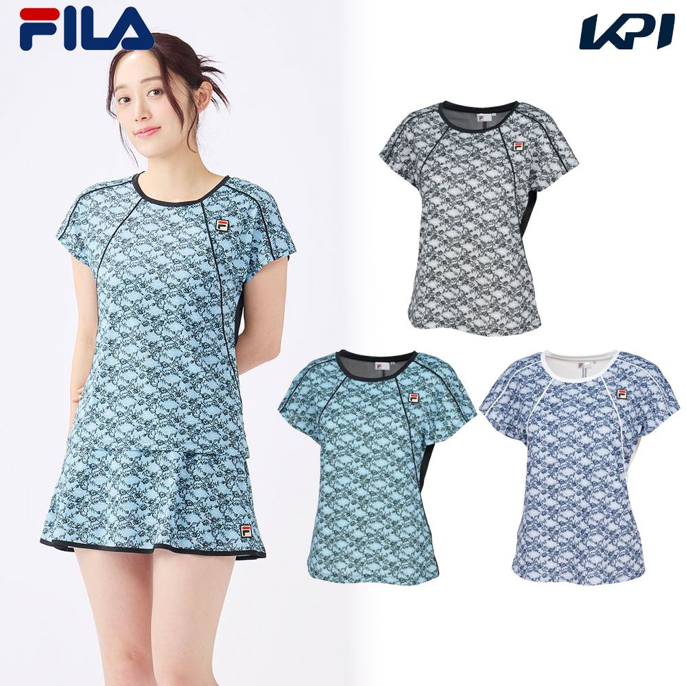 フィラ FILA テニスウェア レディース   ゲームシャツ EL0062 2025SS