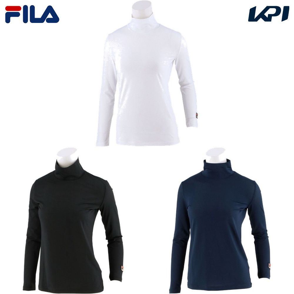 フィラ FILA テニスウェア レディース   Wメッシュロングスリーブシャツ EL0116 2025SS