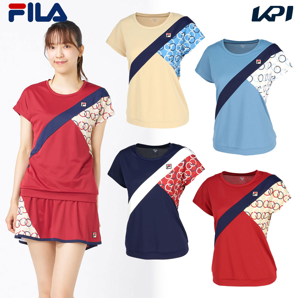 フィラ FILA テニスウェア レディース ゲームシャツ EL0200 2025FW 8月上旬発売予定※予約