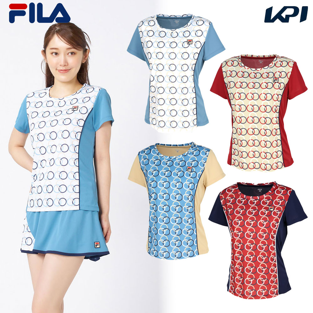 「最短当日出荷」フィラ FILA テニスウェア レディース   ゲームシャツ EL0201 2025FW