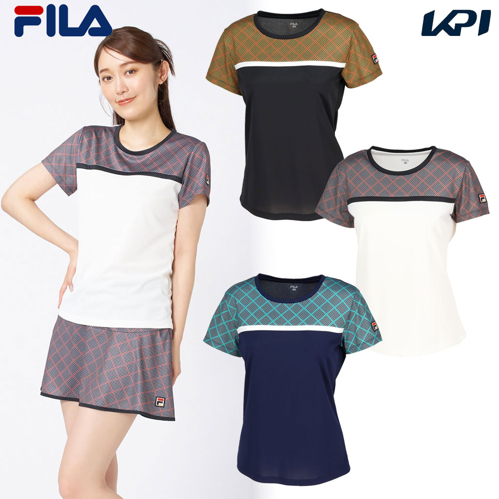 「最短当日出荷」フィラ FILA テニスウェア レディース   ゲームシャツ EL0216 2025FW