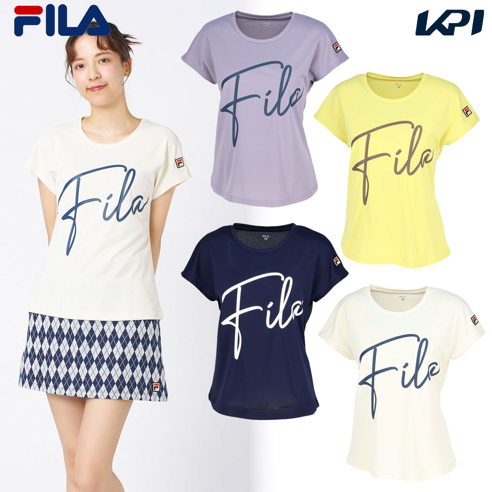 「最短当日出荷」フィラ FILA テニスウェア レディース   グラフィックTシャツ EL0237 2025FW