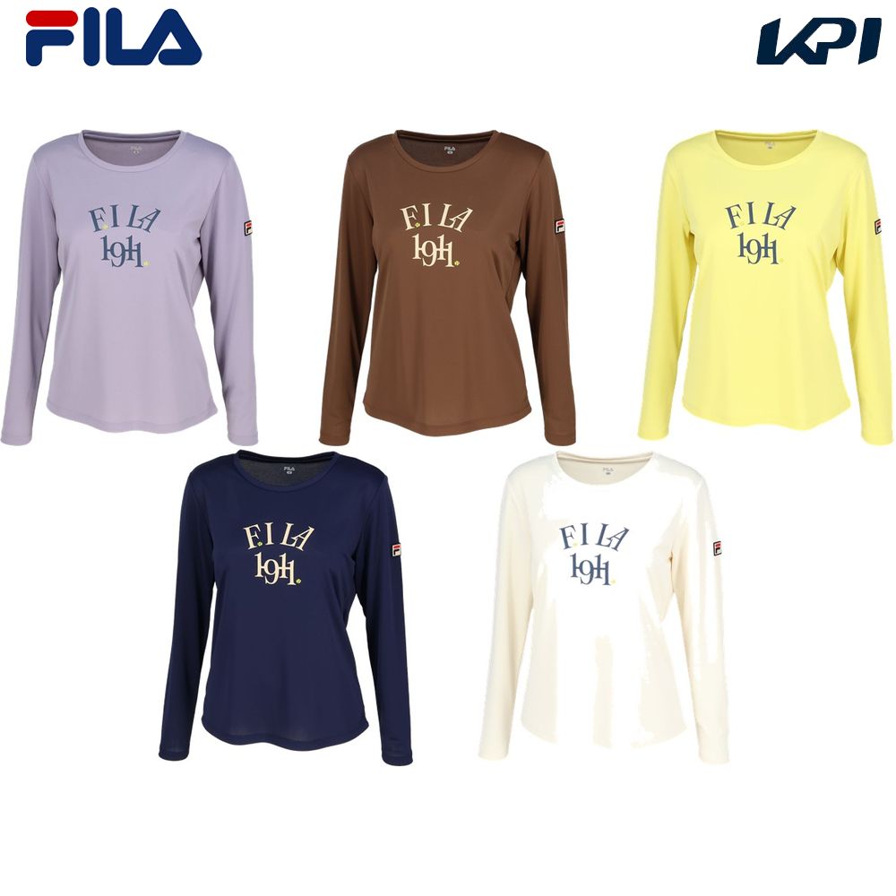 フィラ FILA テニスウェア レディース   ロングスリーブグラフィックTシャツ EL0239 2025FW