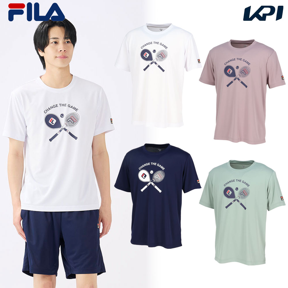 フィラ FILA テニスウェア メンズ   グラフィックTシャツ EM0079 2025SS