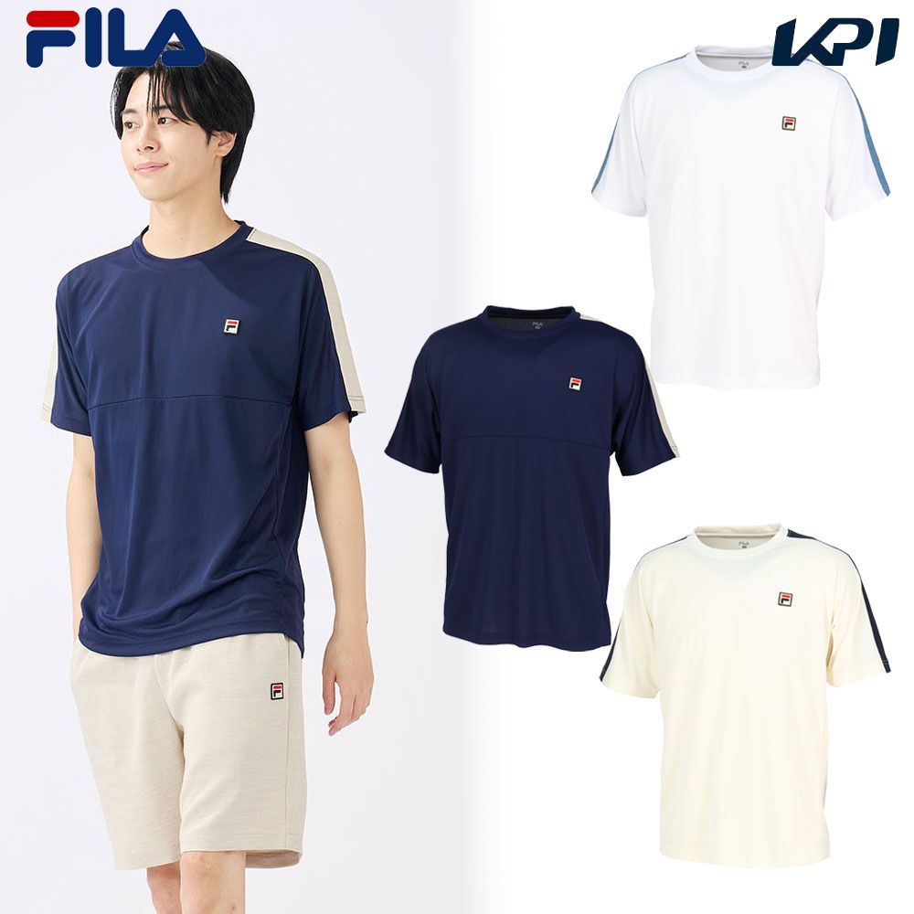 フィラ FILA テニスウェア メンズ   ゲームシャツ EM0087 2025SS
