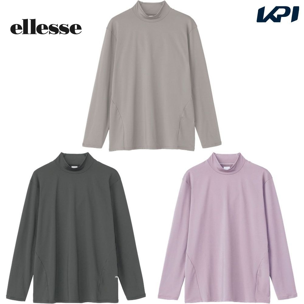 エレッセ Ellesse テニスウェア メンズ   ストレッチウォームロングスリーブシャツ EM023362 2023FW