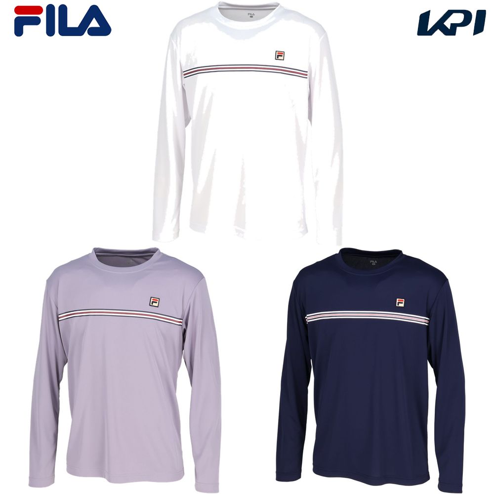 「最短当日出荷」フィラ FILA テニスウェア メンズ   ロングスリーブシャツ EM0268 2025FW