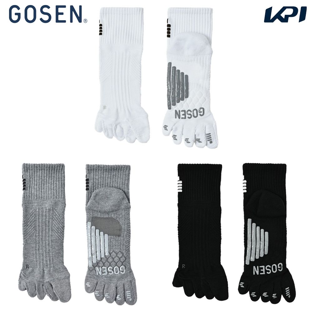 ゴーセン GOSEN テニスアクセサリー レディース   高機能ソックス 5本指  F2505