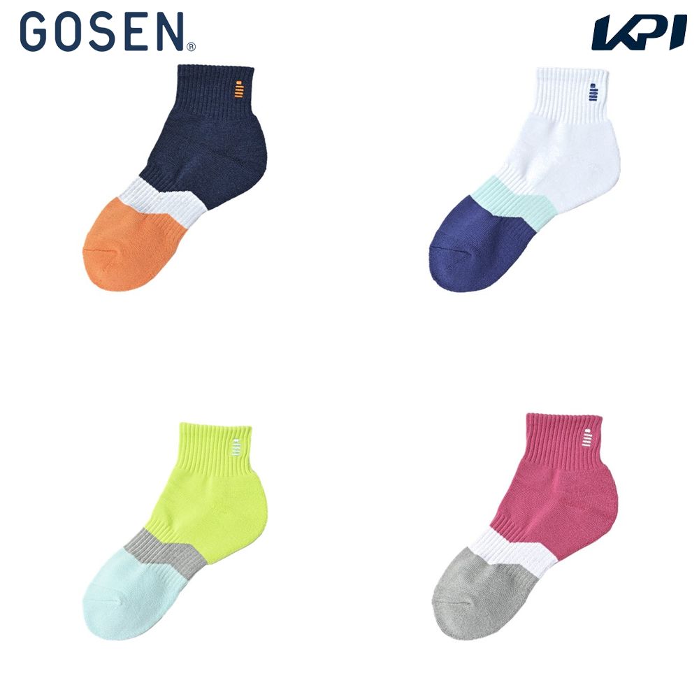ゴーセン GOSEN テニスアクセサリー レディース   ショートソックス F2515