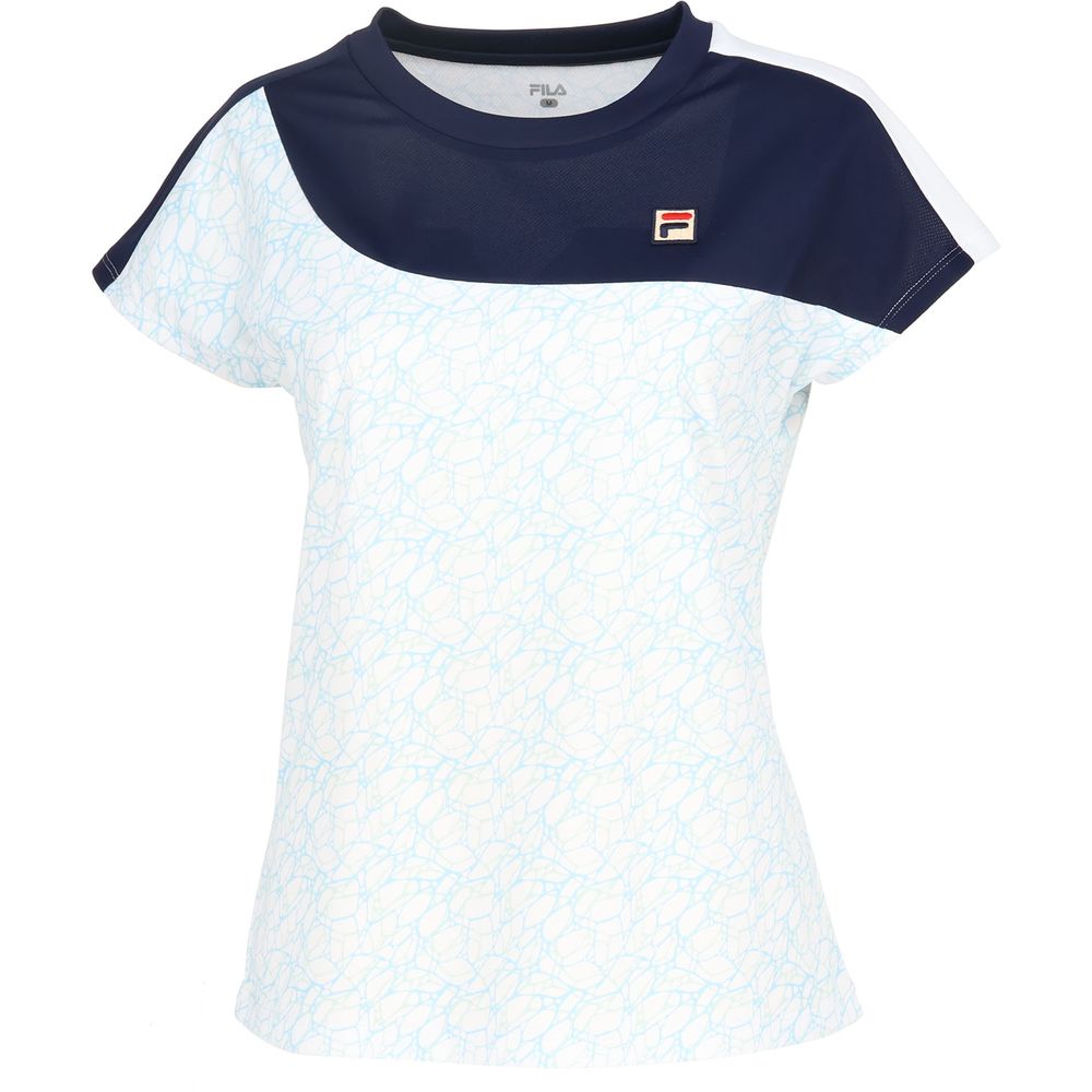 フィラ FILA テニスウェア レディース   ゲームシャツ VL2827 2024SS | FILA | 01