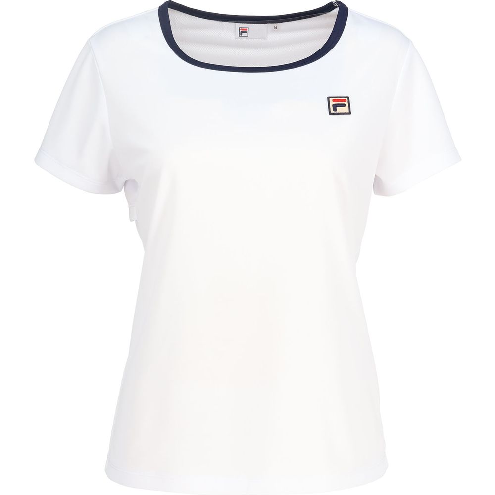 フィラ FILA テニスウェア レディース   ゲームシャツ VL2843 2024SS | FILA | 01