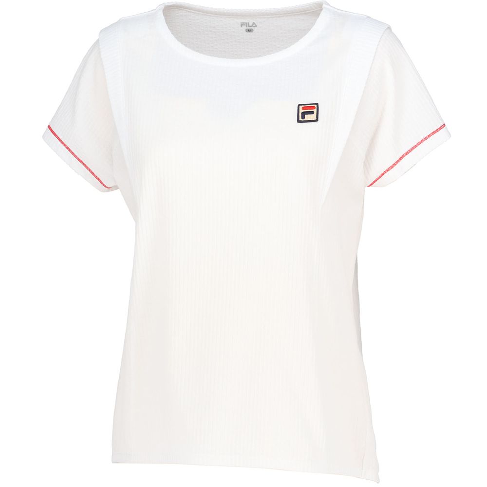 フィラ FILA テニスウェア レディース   ゲームシャツ VL2848 2024SS | FILA | 01