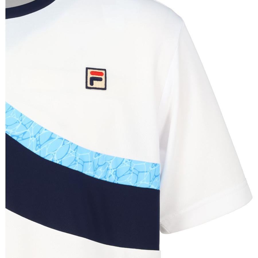 フィラ FILA テニスウェア メンズ   ゲームシャツ VM5682 2024SS｜sportsshop｜08