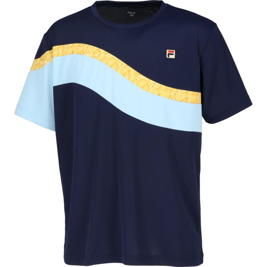 フィラ FILA テニスウェア メンズ   ゲームシャツ VM5682 2024SS｜sportsshop｜04
