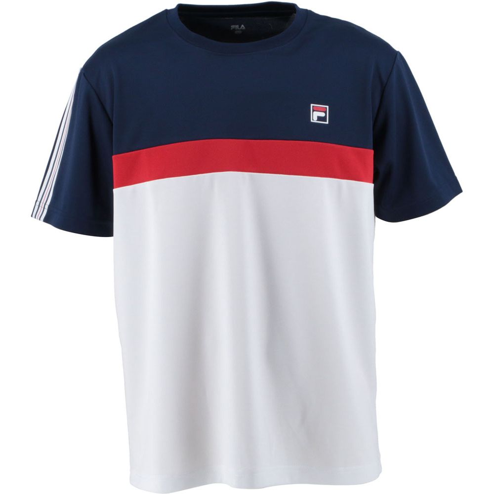 FILA（フィラ） テニスウェア メンズ ゲームシャツ VM7015 2023SS