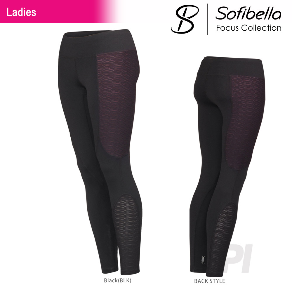 「ポスト投函便で送料無料」Sofibella ソフィベラ 「Focus Collection フォーカスコレクション 　Legging FO1496」テニスウェア「SSウェア」