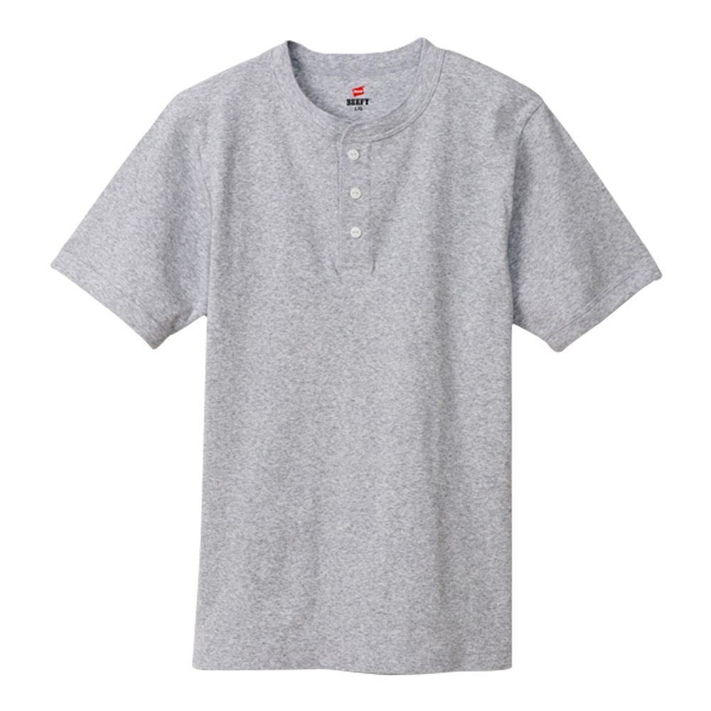 Hanes カジュアルウェア メンズ BEEFY RIB HENLE HM1-T103 |  | 02
