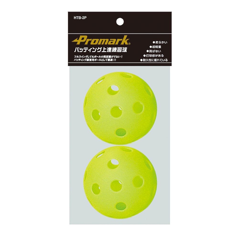 プロマーク PROMARK 野球ボール  バッティング上達練習球　2P HTB-2P