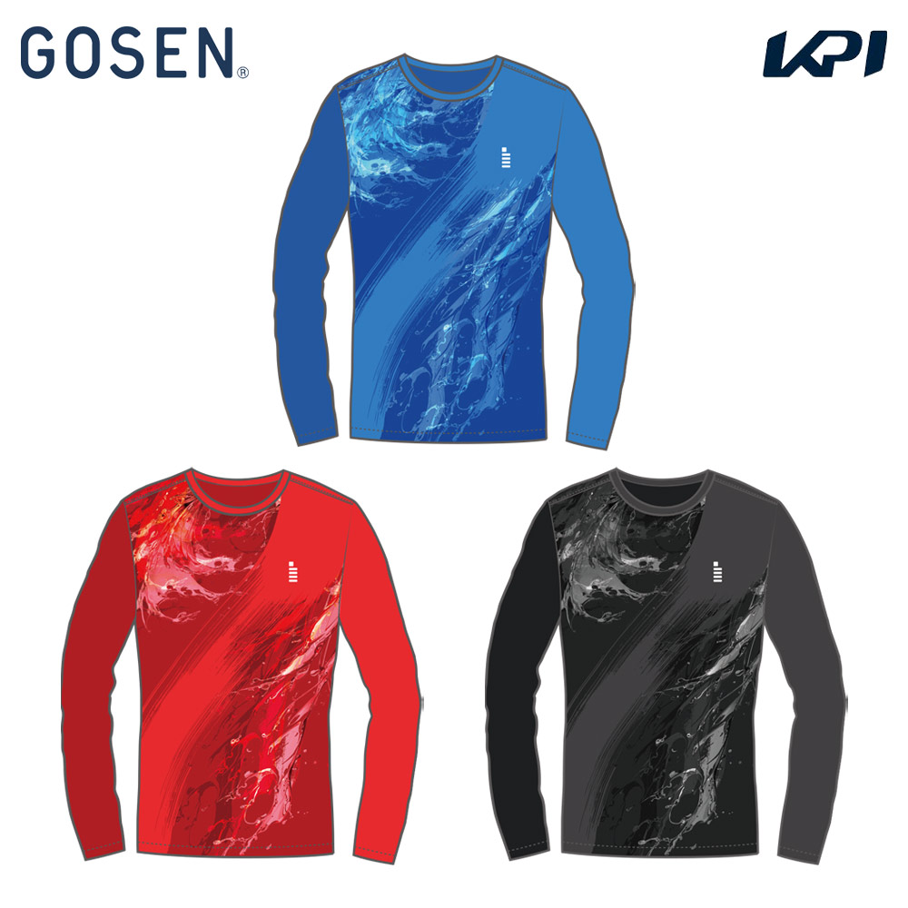ゴーセン GOSEN テニスウェア ユニセックス 2025春企画 昇華ロングスリーブシャツ B JPT54 2025SS 3月下旬発売予定※予約