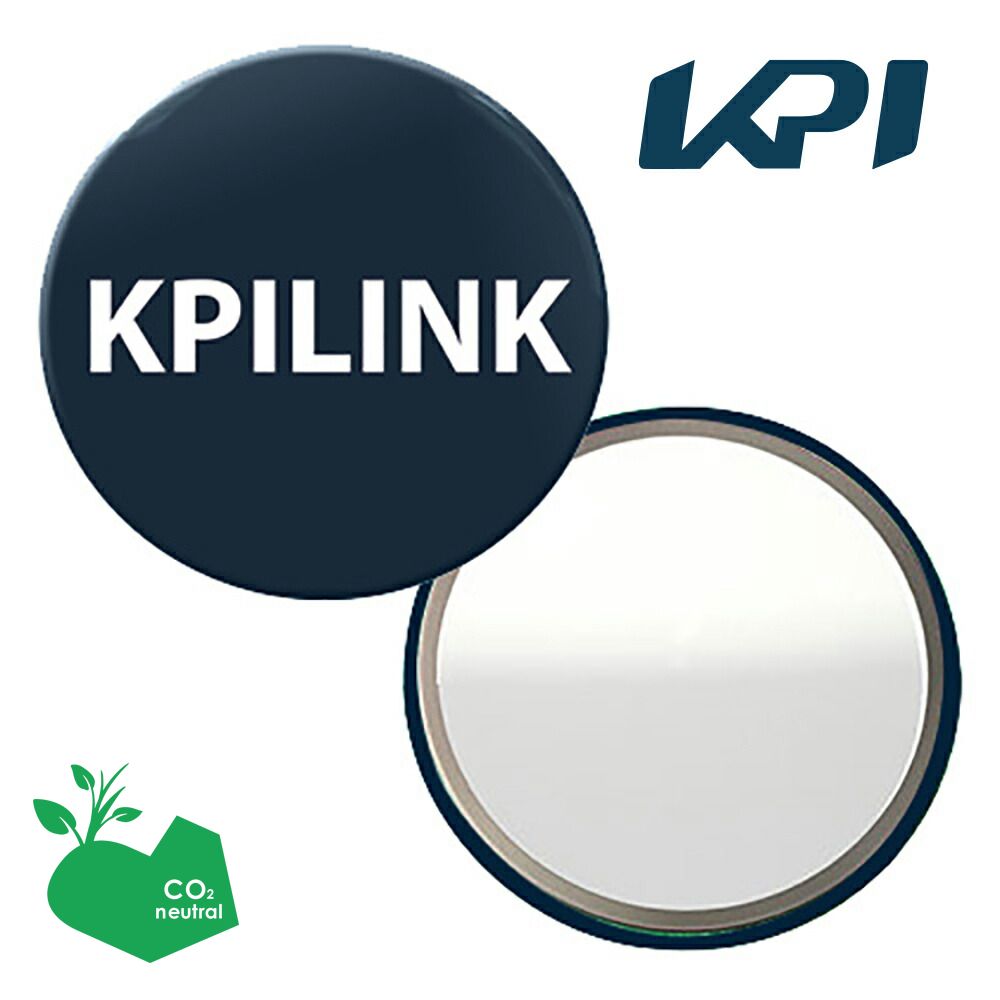 「SDGsプロジェクト」「365日出荷」KPI ケイピーアイ 「オリジナル缶ミラー KPILINK 57mm 」KPIオリジナル商品 『即日出荷』「KPI限定」｜sportsshop