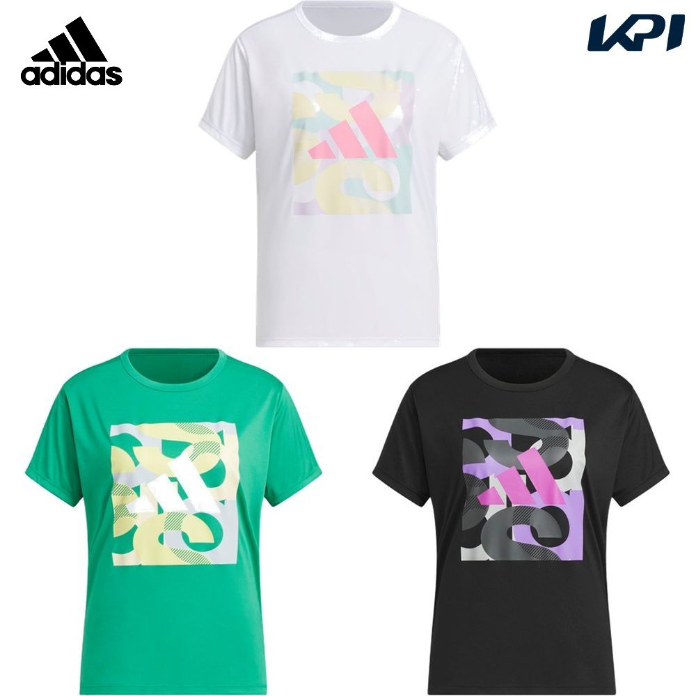 「最短当日出荷」アディダス adidas マルチSPウェア レディース   グラフィック半袖Tシャツ KQD83 2025SS