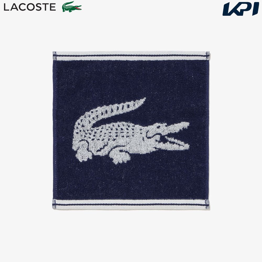 ラコステ LACOSTE テニスアクセサリー ユニセックス   ワニロゴジャカードハンカチタオル LN008J-166『即日出荷』