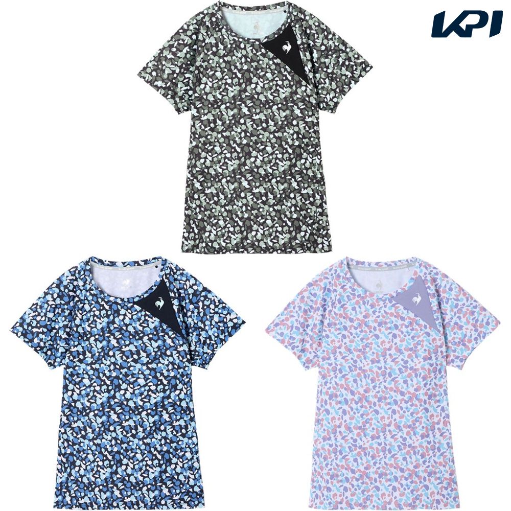 「最短当日出荷」ルコック le coq sportif テニスウェア レディース   Aile forme グラフィックゲームシャツ LN5FHT10L 2025FW
