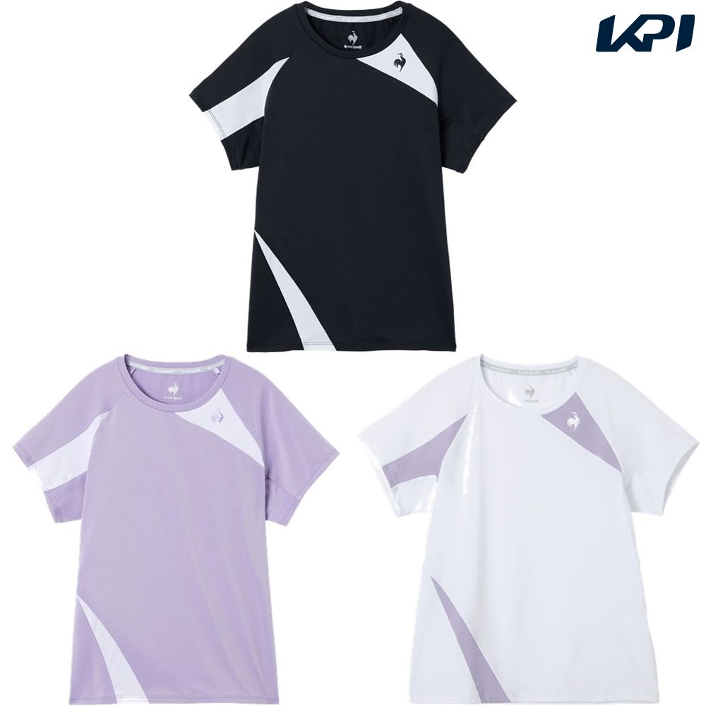 「最短当日出荷」ルコック le coq sportif テニスウェア レディース   半袖ゲームシャツ LN5FHT12L 2025FW