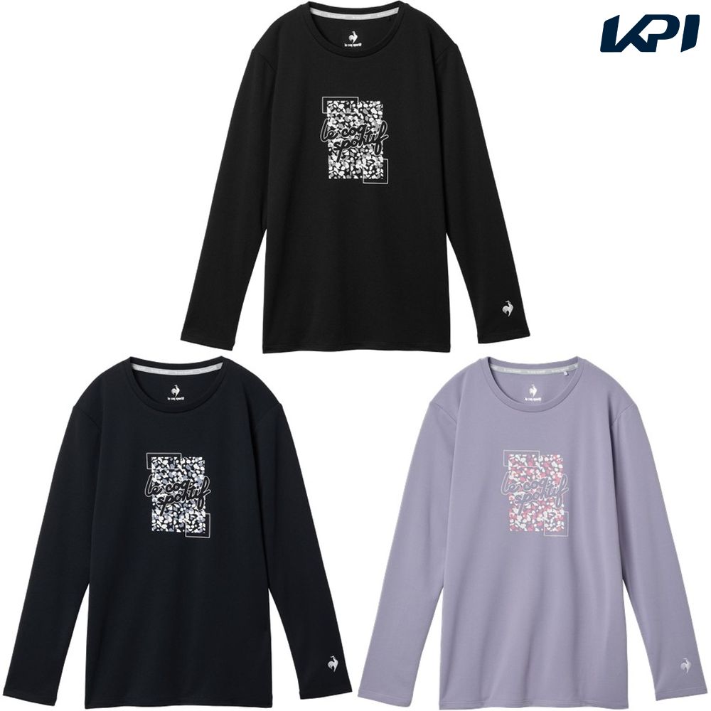 「最短当日出荷」ルコック le coq sportif テニスウェア レディース   長袖プラクティスシャツ LN5FLT30L 2025FW