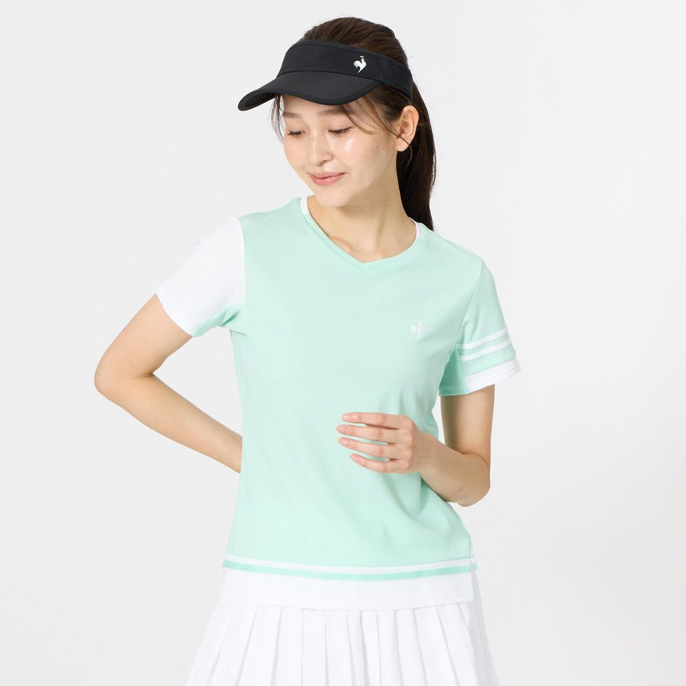 ルコック le coq sportif テニスウェア レディース 冷感ゲームシャツ