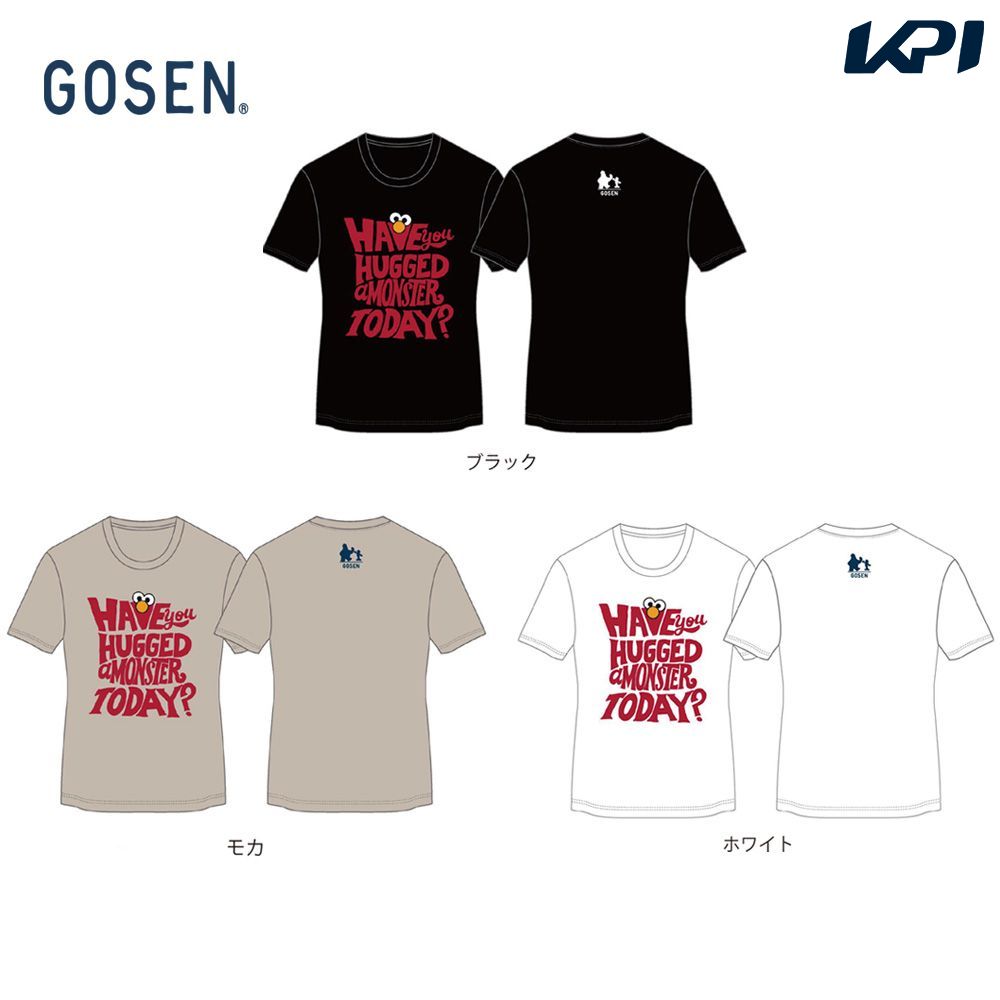 ゴーセン GOSEN テニスウェア ユニセックス   2026秋企画 プラクティスシャツ C セサミストリート LSS03 2026FW 10月下旬発売予定※予約