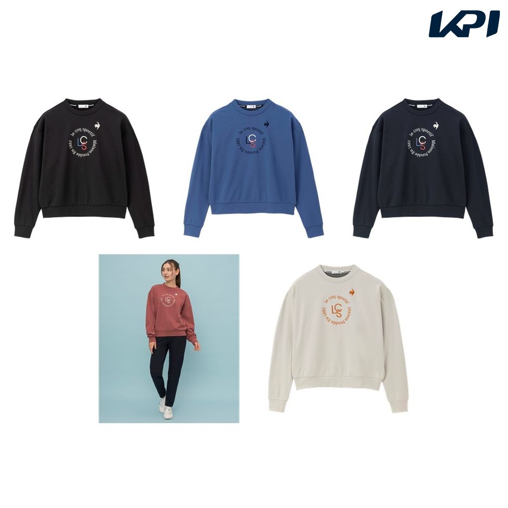 ルコック le coq sportif 健康・ボディケアウェア レディース   ヒートナビ ライトクルーネックスウェット LT4FLT02L 2024FW