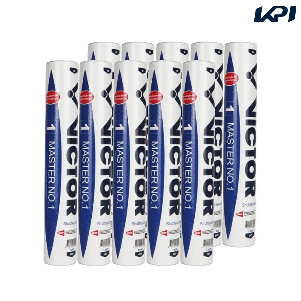 【正規品/新品/5番】ビクター マスターワン　10ダース　シャトル バドミントン Victor（ビクター） バドミントンシャトルコック マスター ワン 10