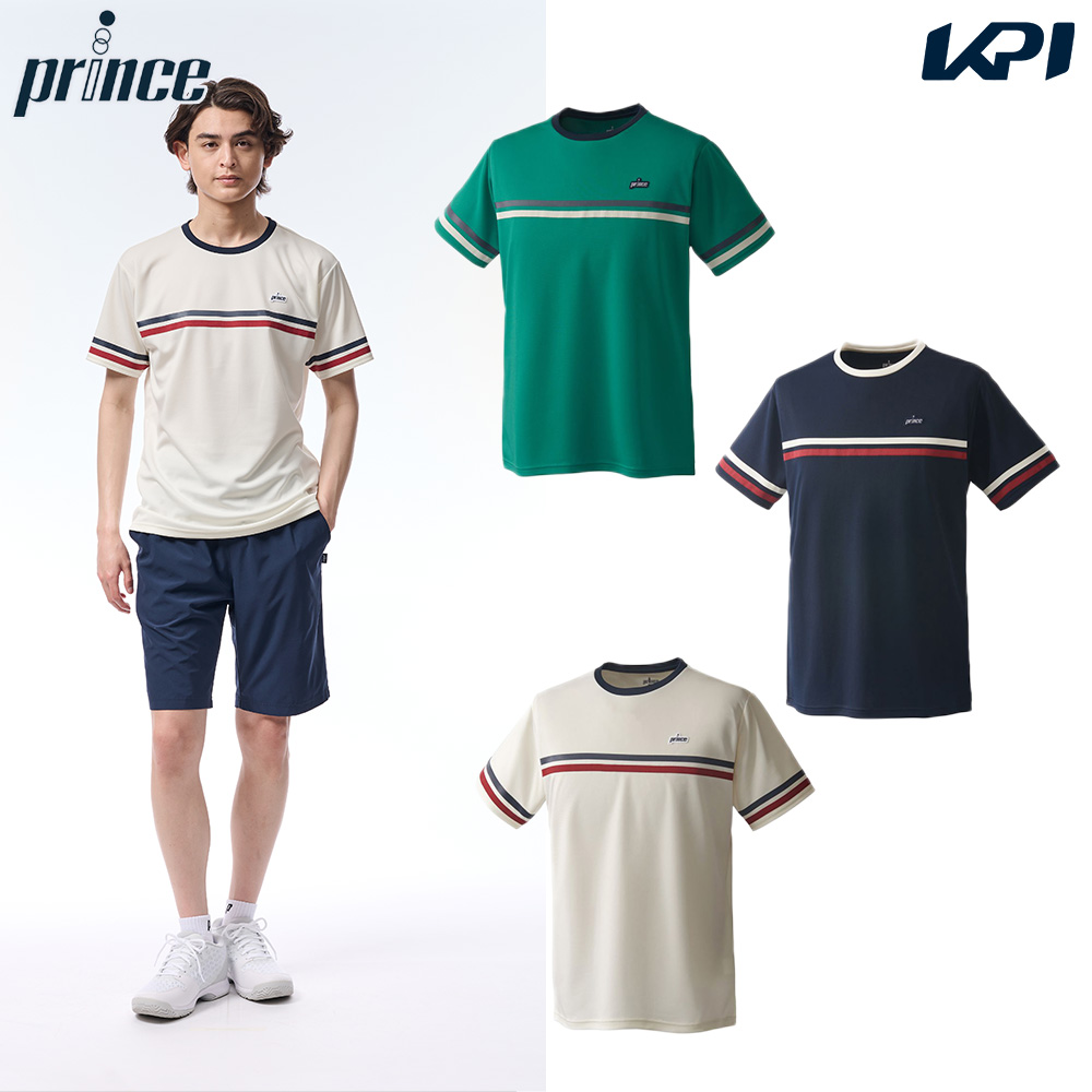 プリンス Prince テニスウェア メンズ   ゲームシャツ MF5025 2025FW