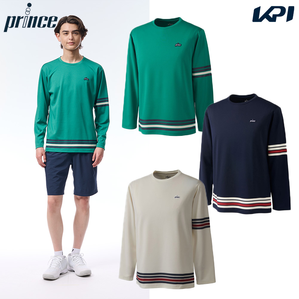 プリンス Prince テニスウェア メンズ   ロングスリーブシャツ MF5027 2025FW
