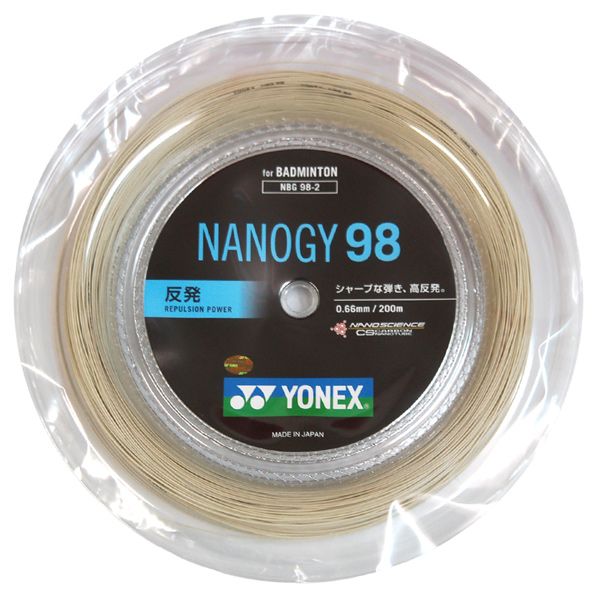 YONEX ヨネックス 「NANOGY98 ナノジー98 NBG98」バドミントンストリング ガット｜sportsshop｜02