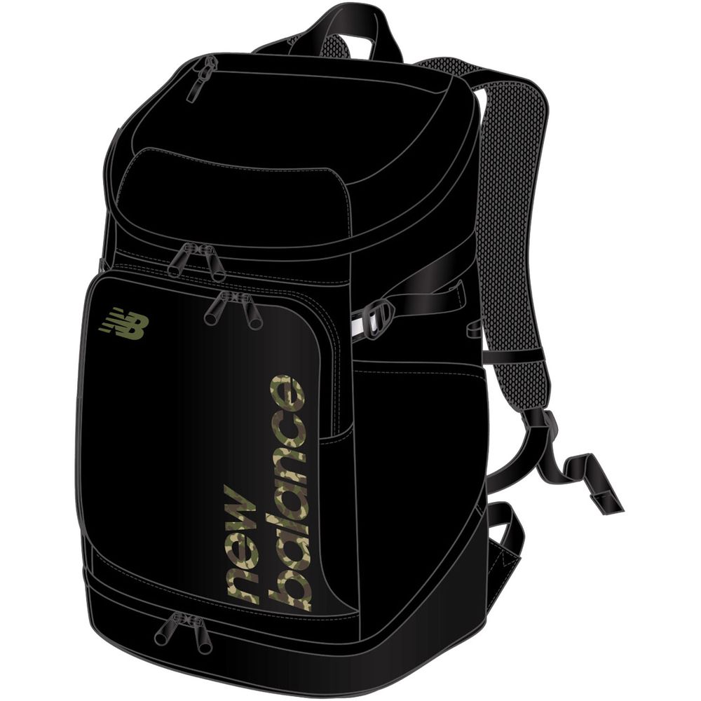 ニューバランス NEW BALANCE フィットネスバッグ・ケース ユニセックス   トップローディングバックパック 40L LAB55615 |  | 03