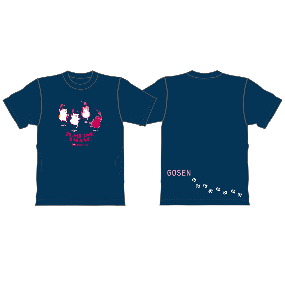 ゴーセン GOSEN バドミントンウェア ユニセックス 2021秋企画 ポチャネコ バドミントン Tシャツ NPT41 2021FW『即日出荷』  :NPT41:sportsshop - 通販 - Yahoo!ショッピング