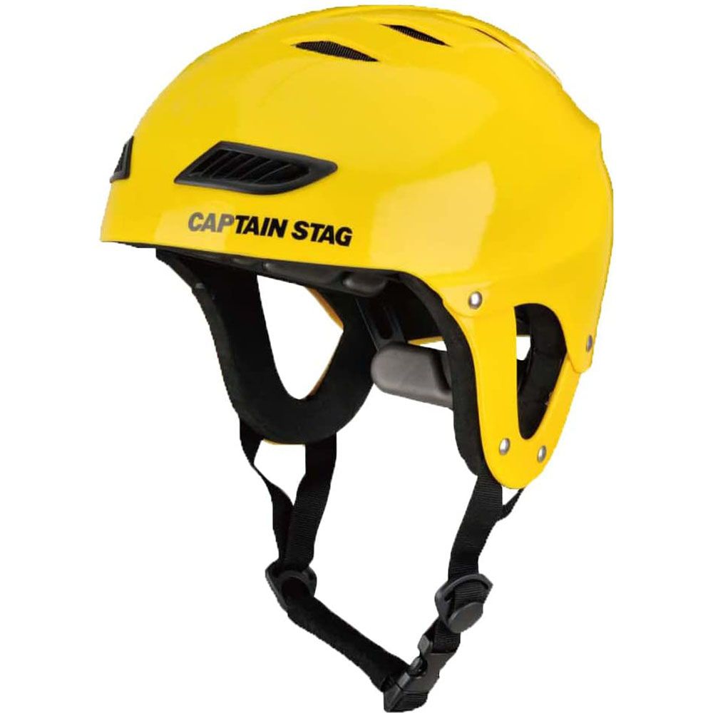 アウトドアその他  CAPTAIN STAG キャプテンスタッグ スポーツヘルメットEX イエロー US3220