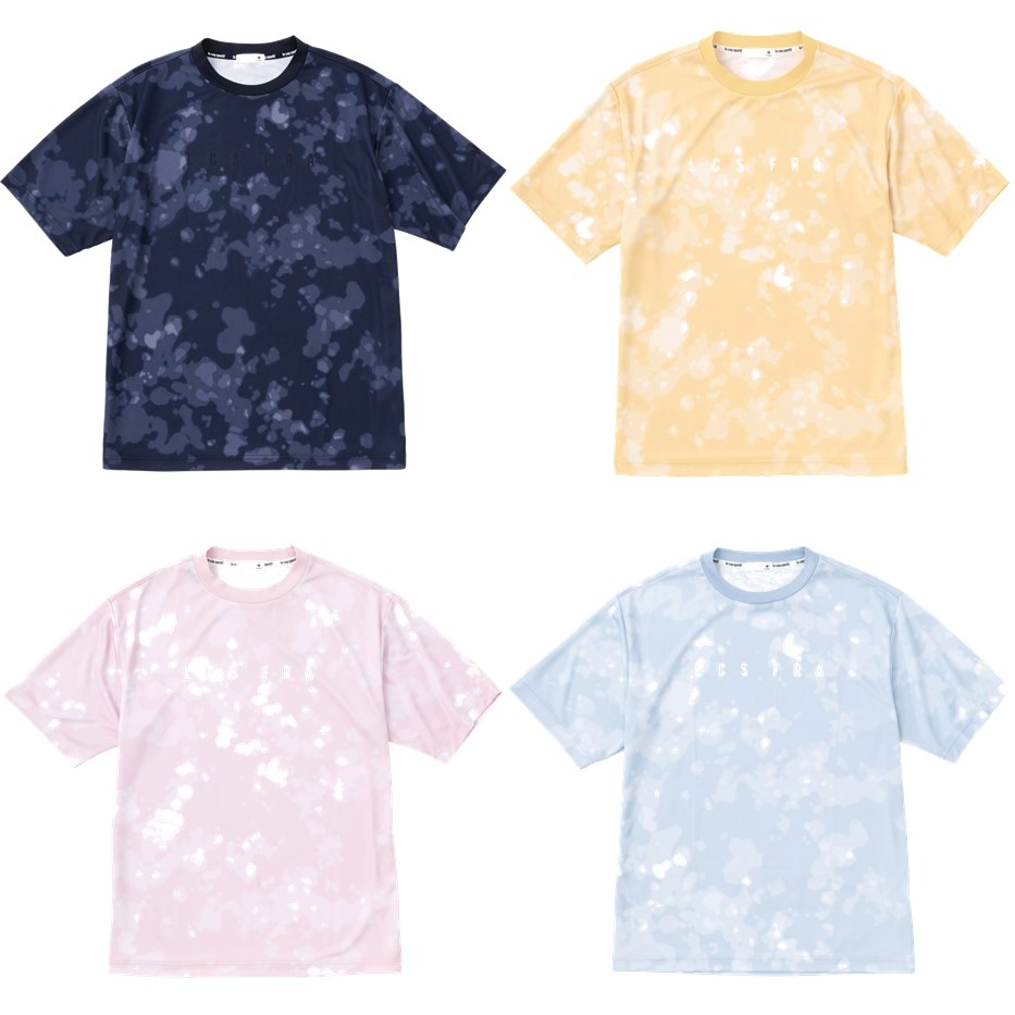 ルコック le coq sportif フィットネスウェア メンズ 総柄グラフィックSUNSCREEN半袖Ｔシャツ QMMVJA05 2023SS