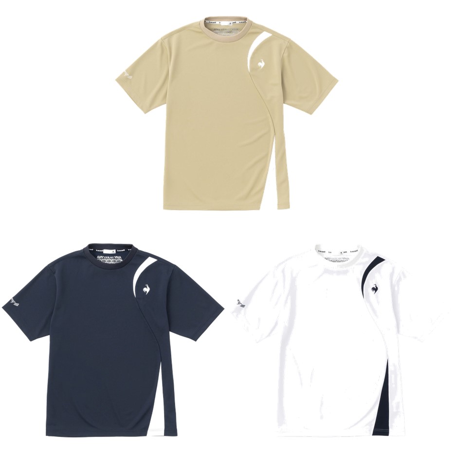 ルコック le coq sportif フィットネスウェア メンズ ＥｘｃＤＲＹ Ｄ−Ｔｅｃ半袖Ｔシャツ QMMVJA06 2023SS