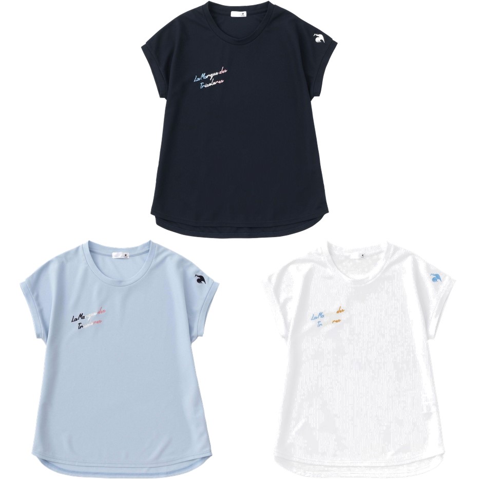 ルコック le coq sportif フィットネスウェア レディース 接触涼感フレンチスリーブＴシャツ QMWVJA04 2023SS