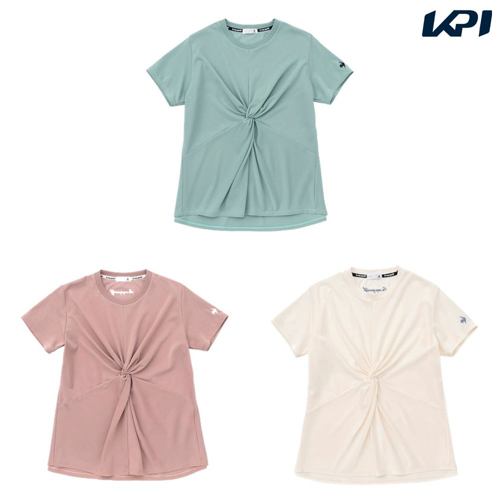 ルコック le coq sportif マルチSPウェア レディース   スポットレス 半袖ツイストシャツ QMWWJA02 2023FW