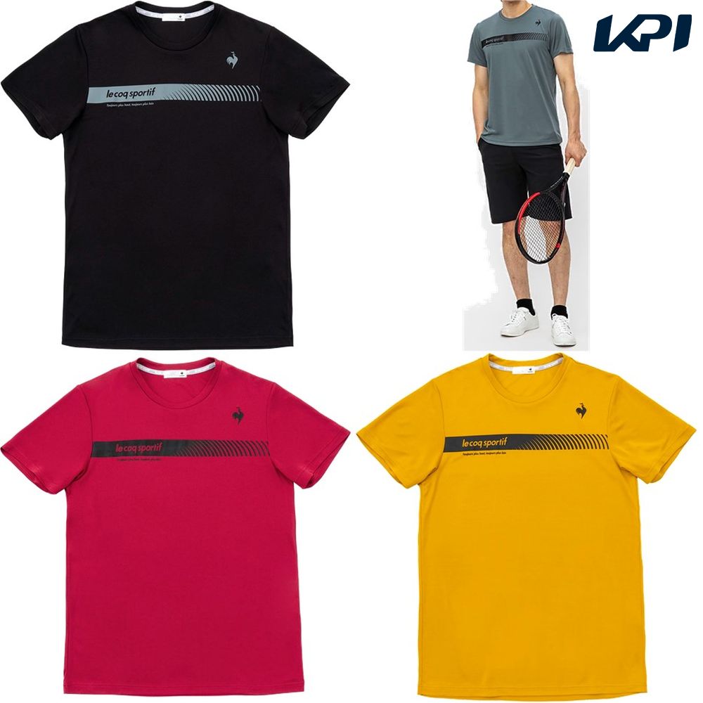 『即日出荷』ルコック le coq sportif テニスウェア メンズ プリントプラクティスシャツ QTMWJA05 2023FW