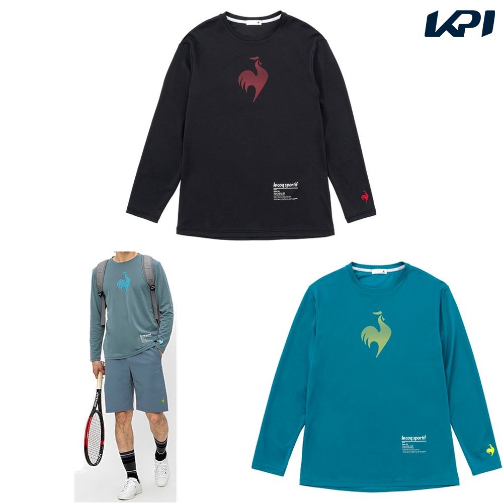 『即日出荷』ルコック le coq sportif テニスウェア メンズ 長袖プラクティスシャツ QTMWJB01 2023FW