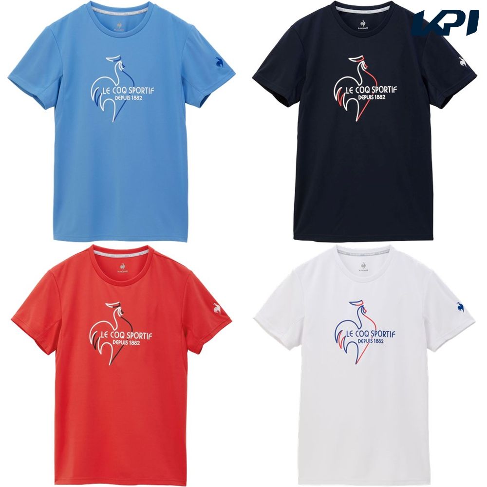 ルコック le coq sportif テニスウェア メンズ   SUNSCREEN プラクティスシャツ QTMXJA07 2024SS