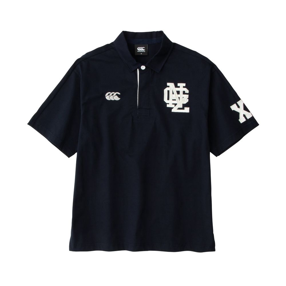 カンタベリー CANTERBURY ラグビーウェア ユニセックス S/S RUGGER SHIRT RA31129B 2021SS